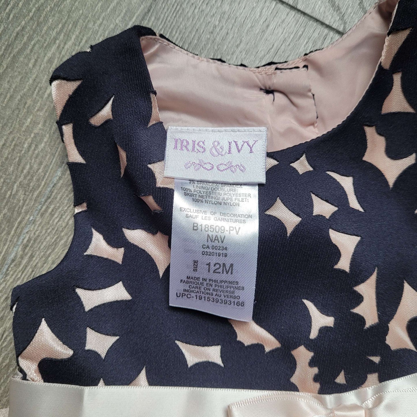 Iris & Ivy Formal Dress - 3 Piece Set, Kids 12 Month (9-12M)