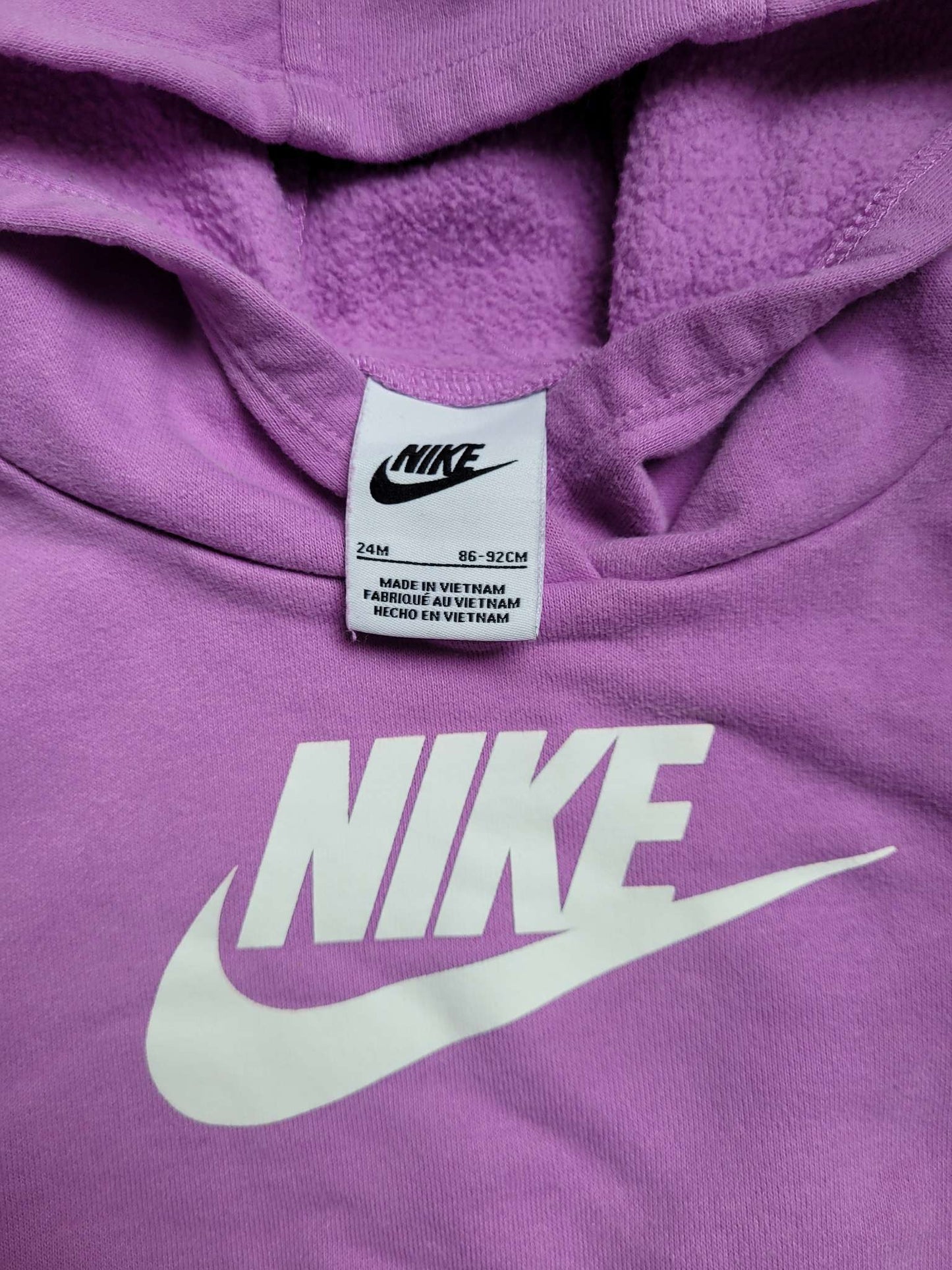 Nike Purple Sweat Suit Size 24M, Kids 24 Month (18-24M)