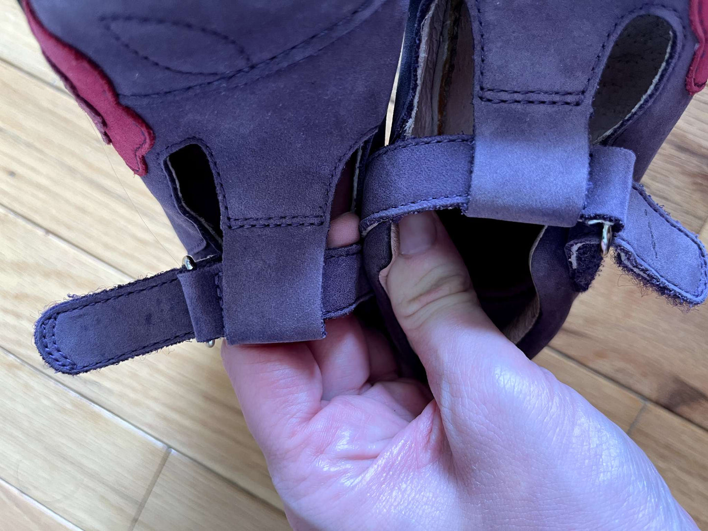 8T Stride Rite Purple Shoes, Shoes 6 (Walkers:12-24 mth)