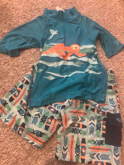 Size 4 swim set, Kids 4/4T