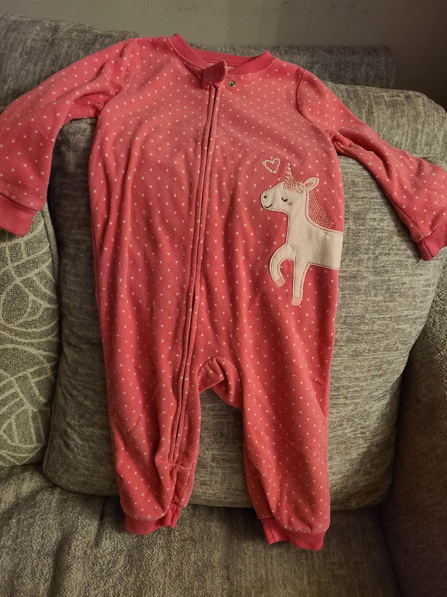 2T fleece sleepers girls , Kids 2T