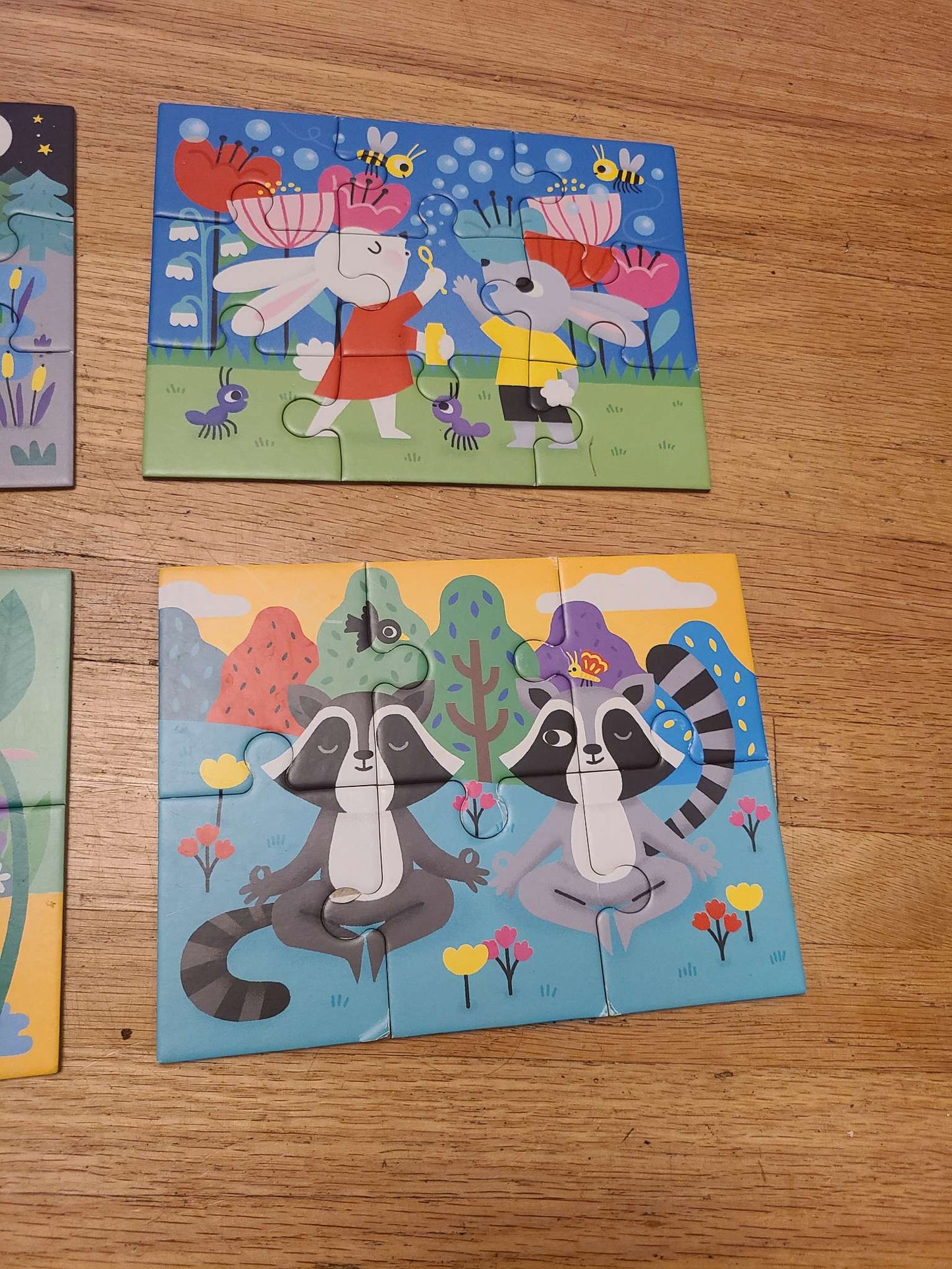 Mudpuppy 4 in a box puzzle set