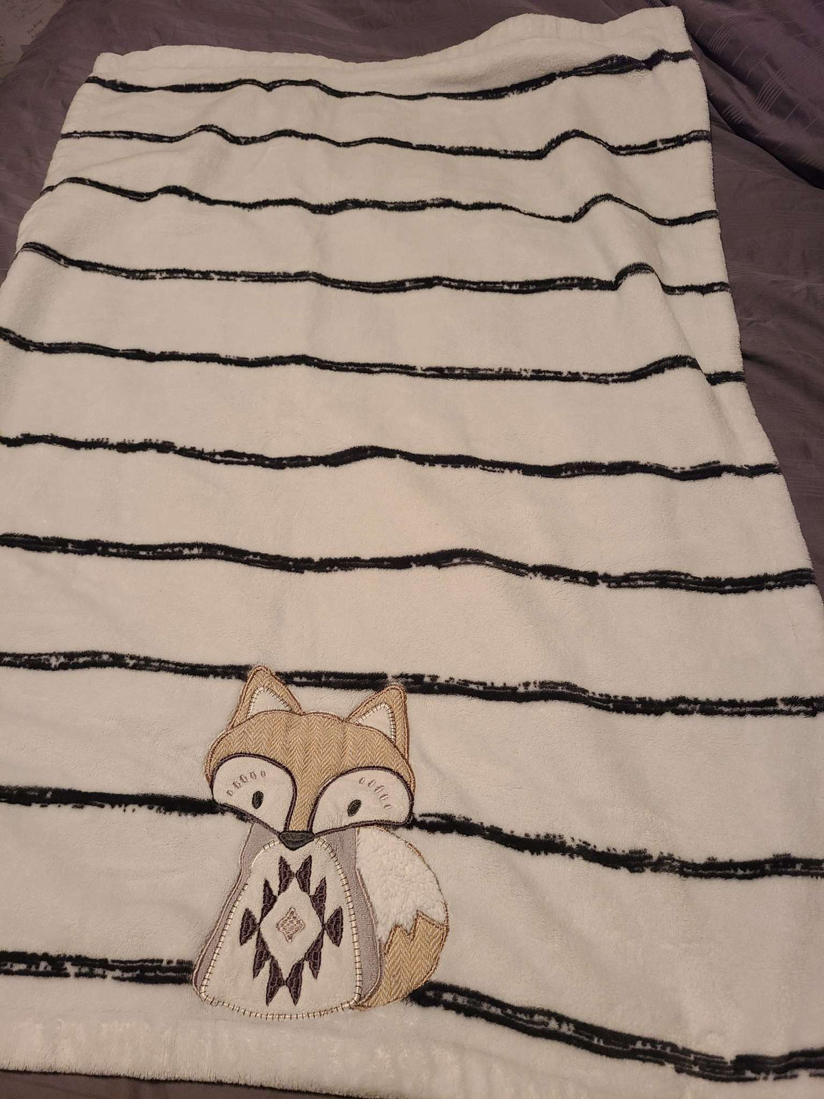 Levtex Owl baby blanket