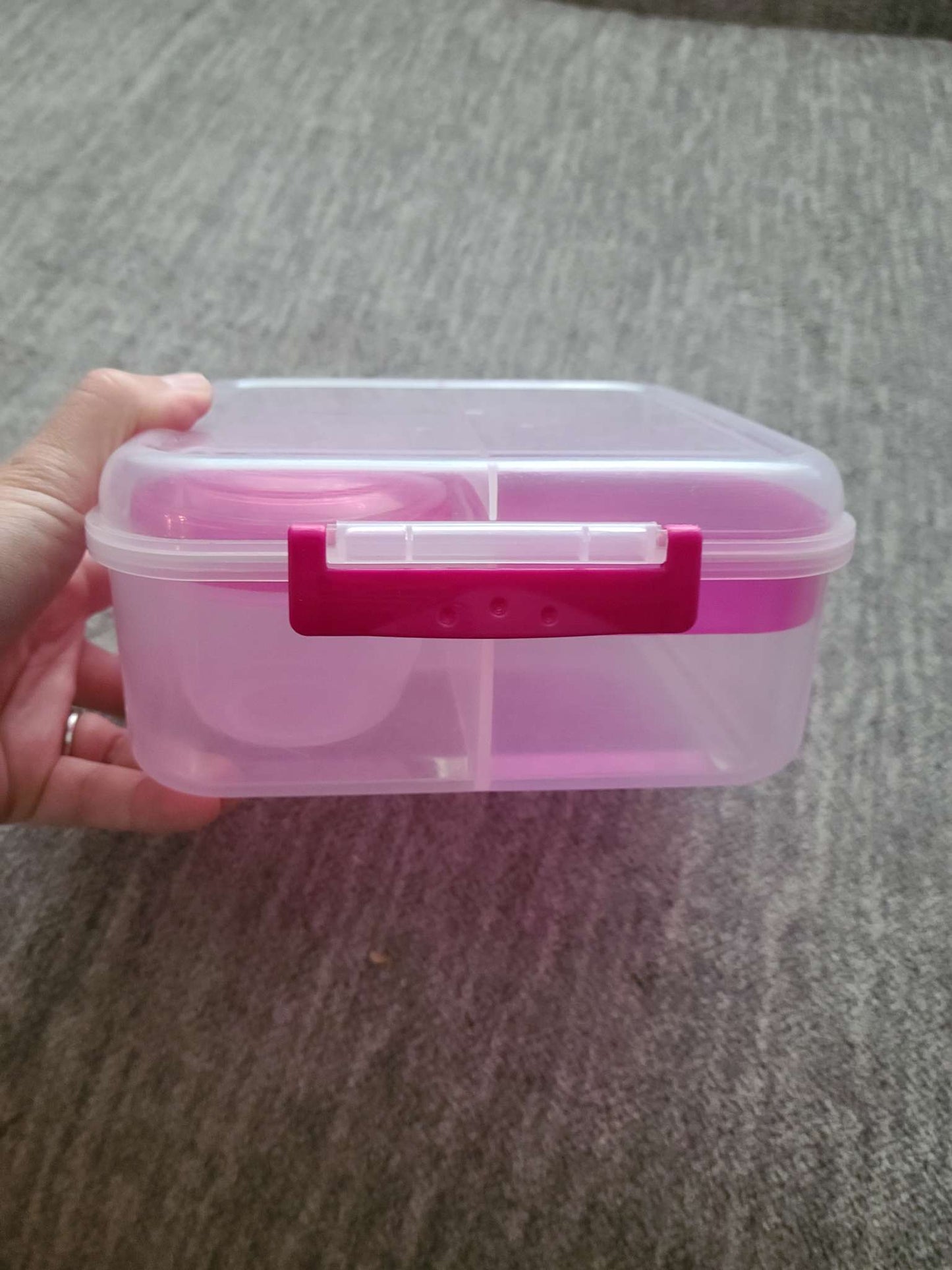Pink bento box
