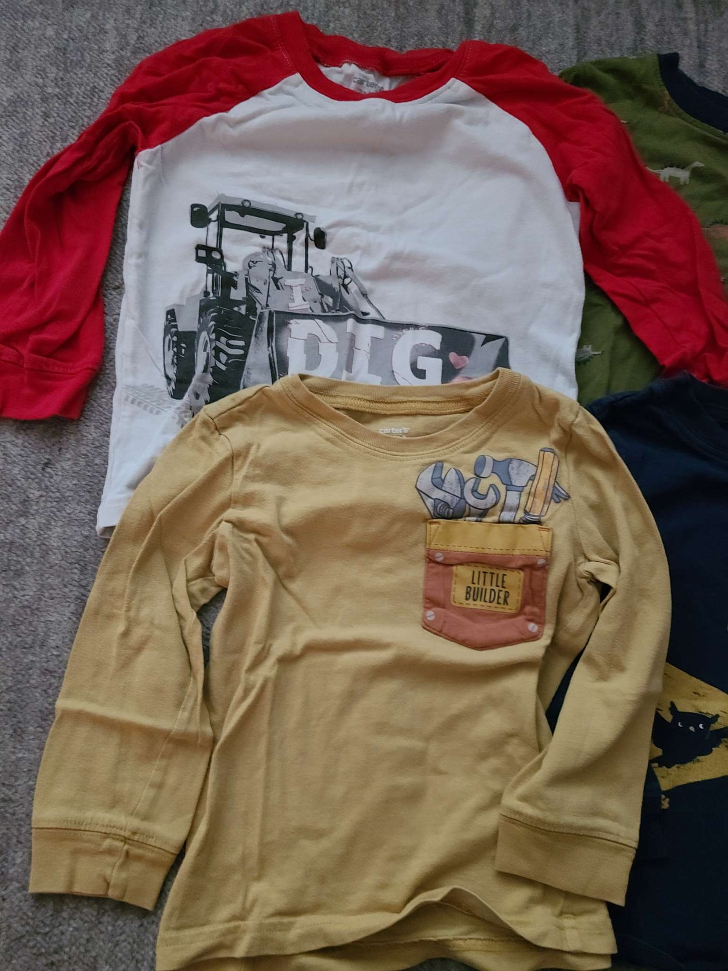Carters 3T long sleeve shirts , Kids 3T
