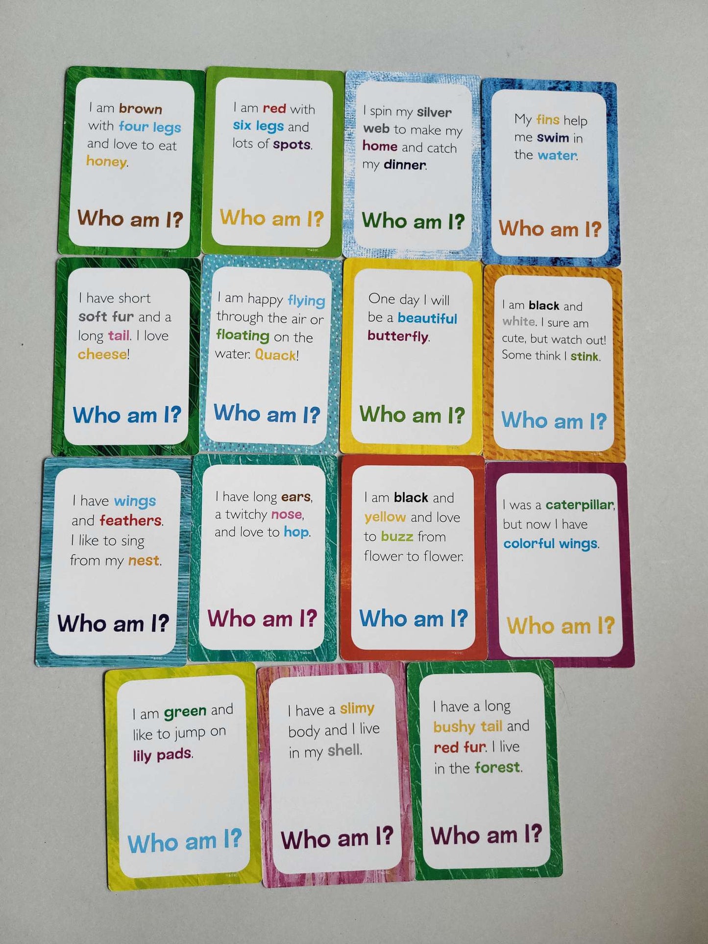 Eric Carle Flash Cards