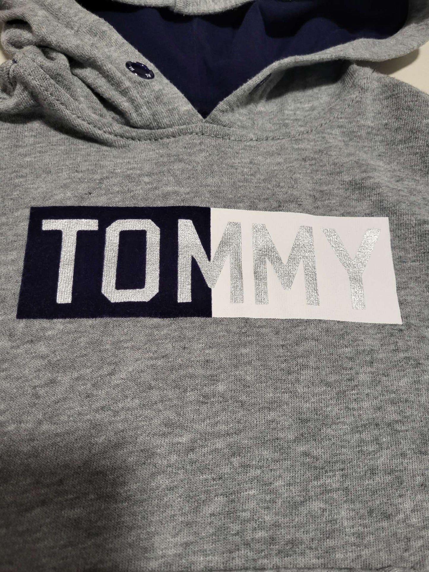 TOMMY Grey Sweater Dress, Kids 4/4T