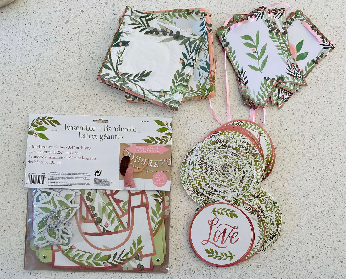 Floral Baby shower/ sip & see decorations