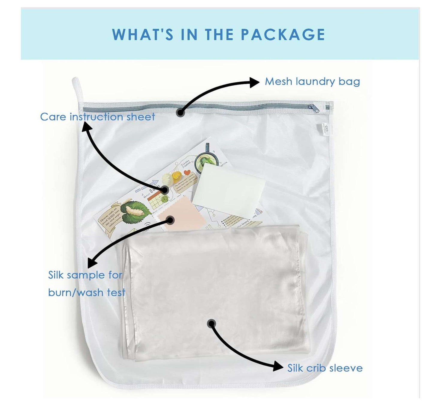 PROMEED Mulberry Silk Bassinet Sheet Sleeve – Prevents Bald Spots