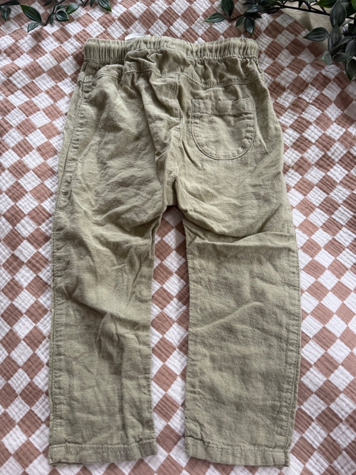 Linen H&M pants, Kids 2T