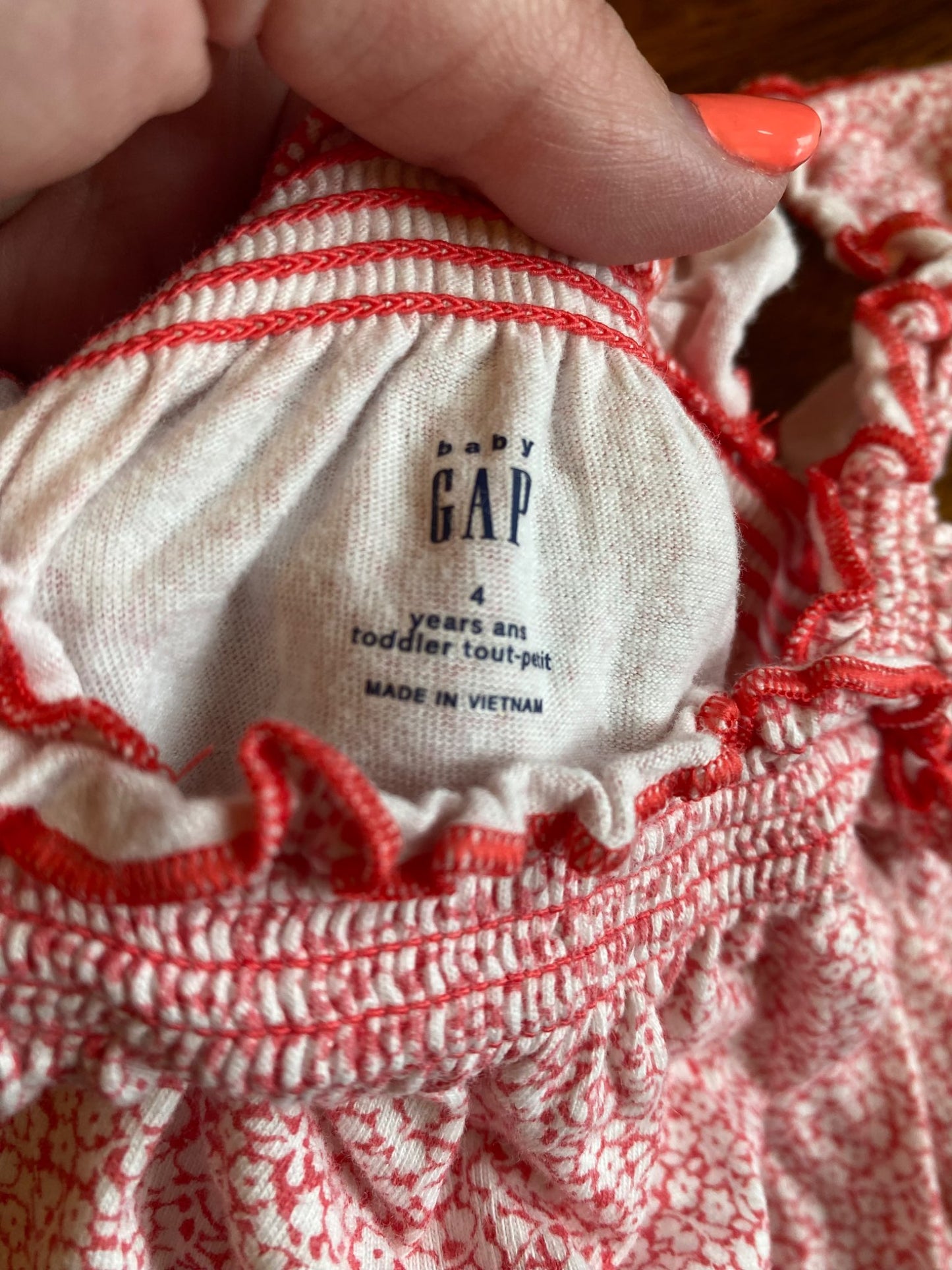 2x size 4T Baby Gap Rompers