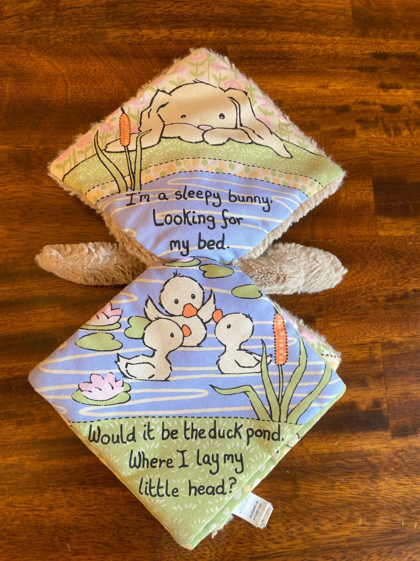 Jellycat Sleepy Bunny Soft Book