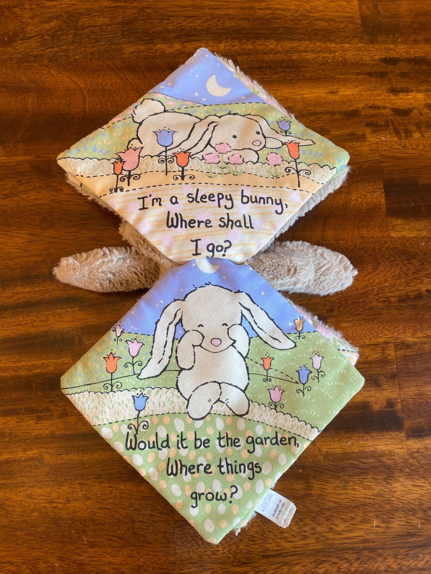 Jellycat Sleepy Bunny Soft Book