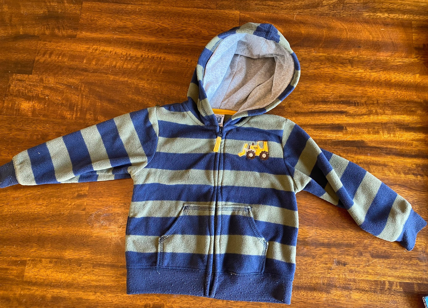 18mth digger hoodie