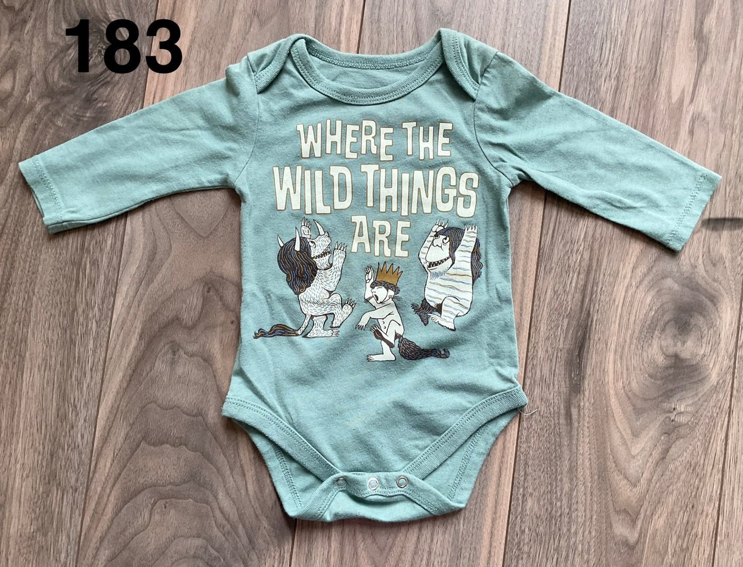 Where The Wild Things Are Onesie 6-9 Months , Kids 9 Month (6-9M)