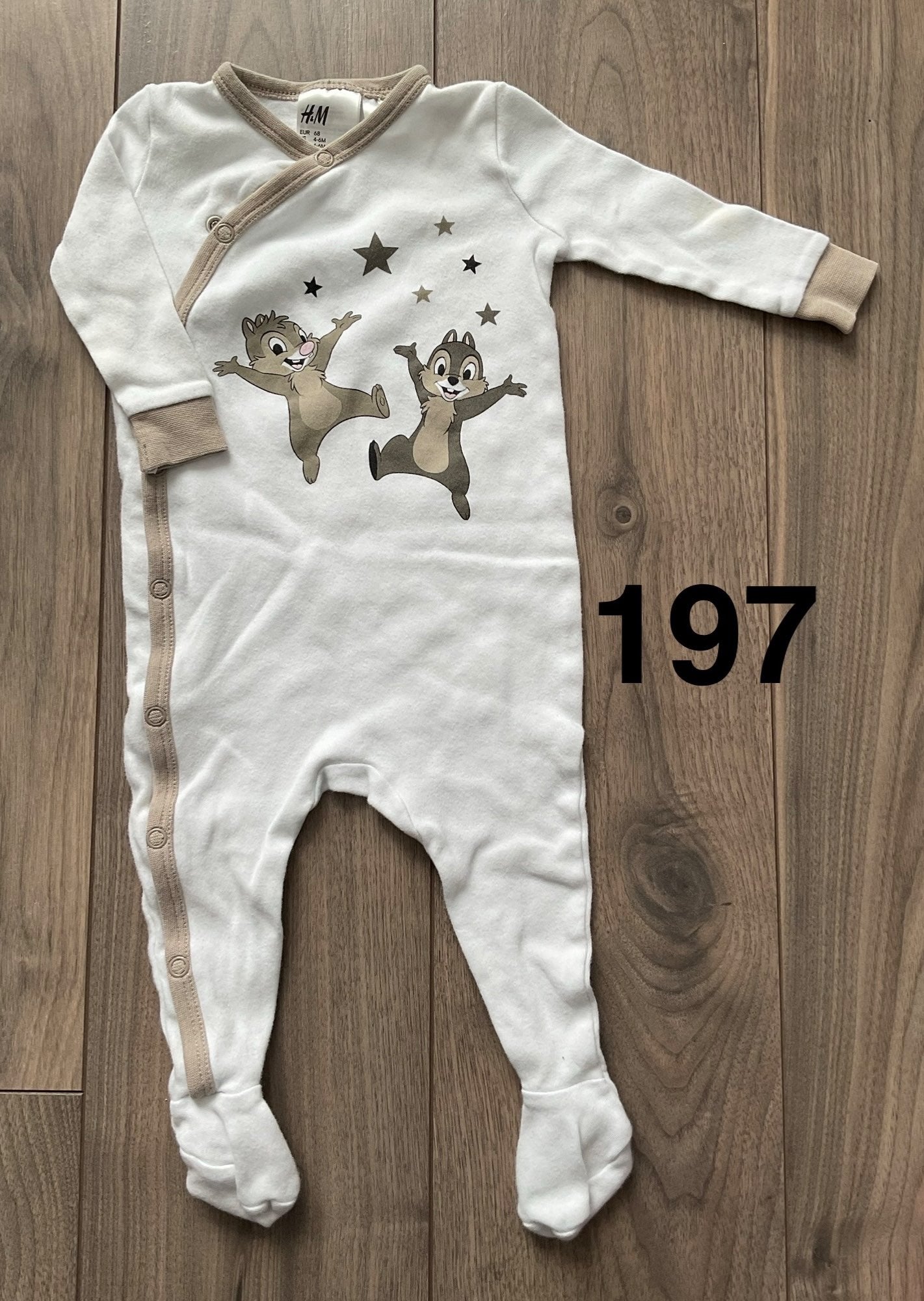 Chip and Dale Sleeper 4-6 Months , Kids 6 Month (3-6M)