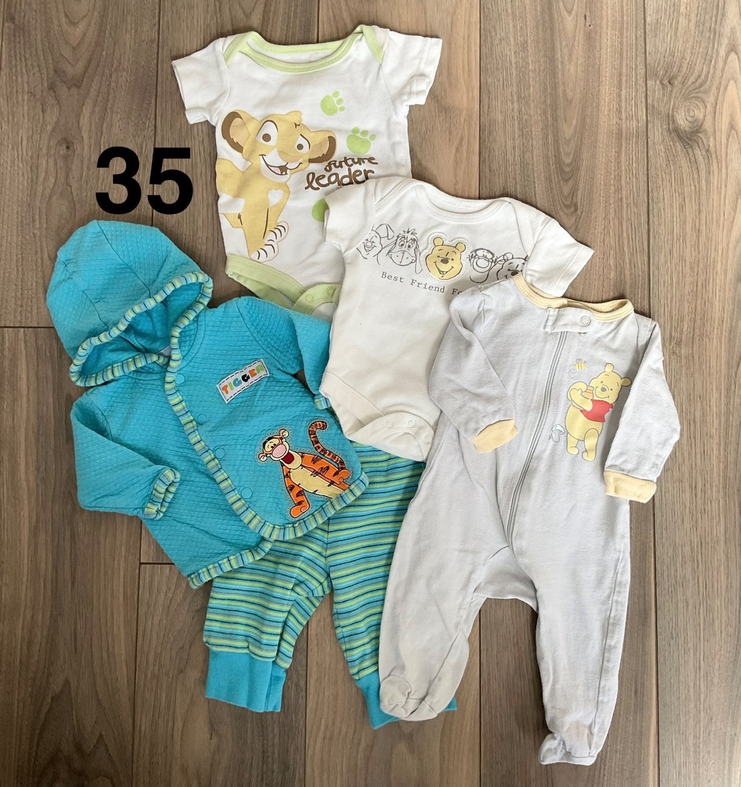 Disney Bundle Jacket and Pants, Sleeper 2 Onesies Newborn, Kids Newborn
