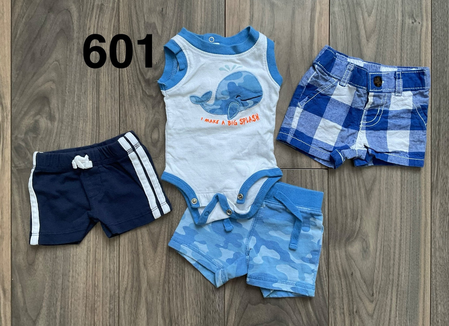 Newborn Baby Boy Shorts and Onesie, Kids Newborn