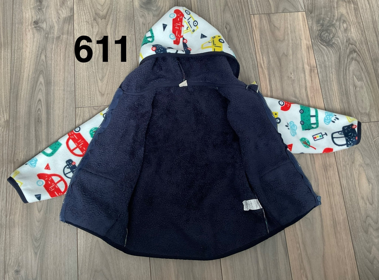 Fleece Car Jacket Size 110 4T, Kids 3T
