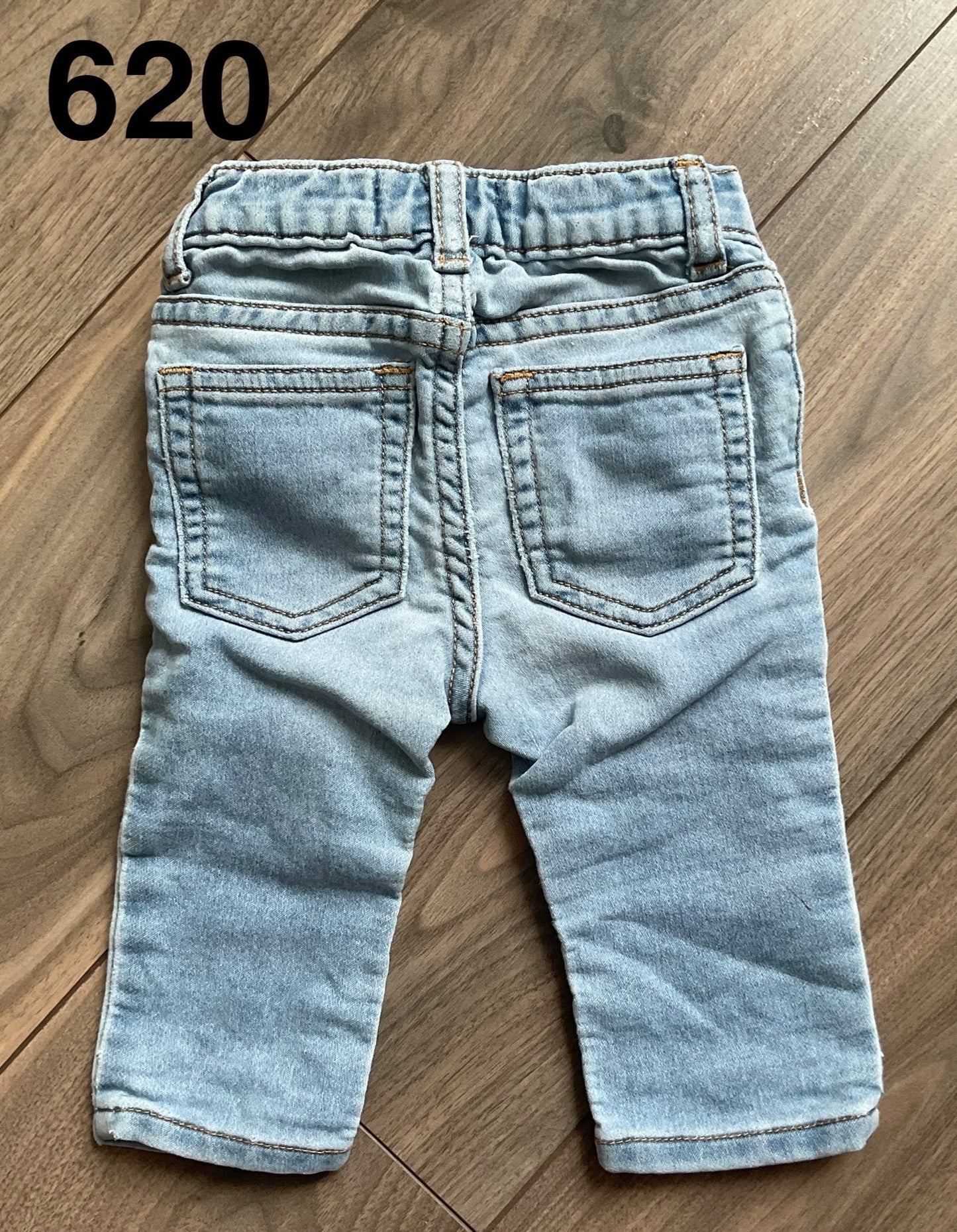 Baby Boy Light Blue Gap Jeans 3-6 Months, Kids 6 Month (3-6M)