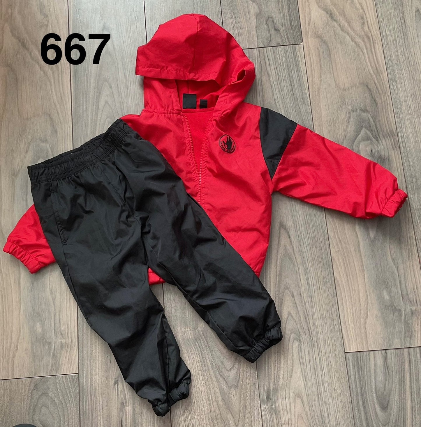Track Suit - Red and Black Body Glove 3T, Kids 3T