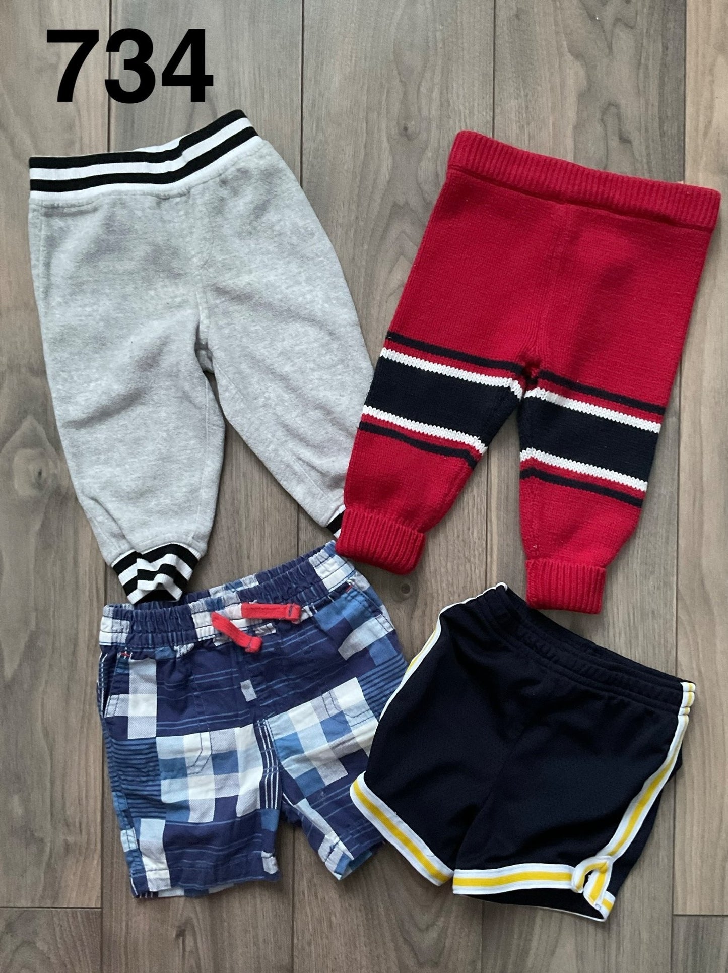 12-18 Month Bundle Sleepers Shorts Pants, Kids 18 Month (12-18M)