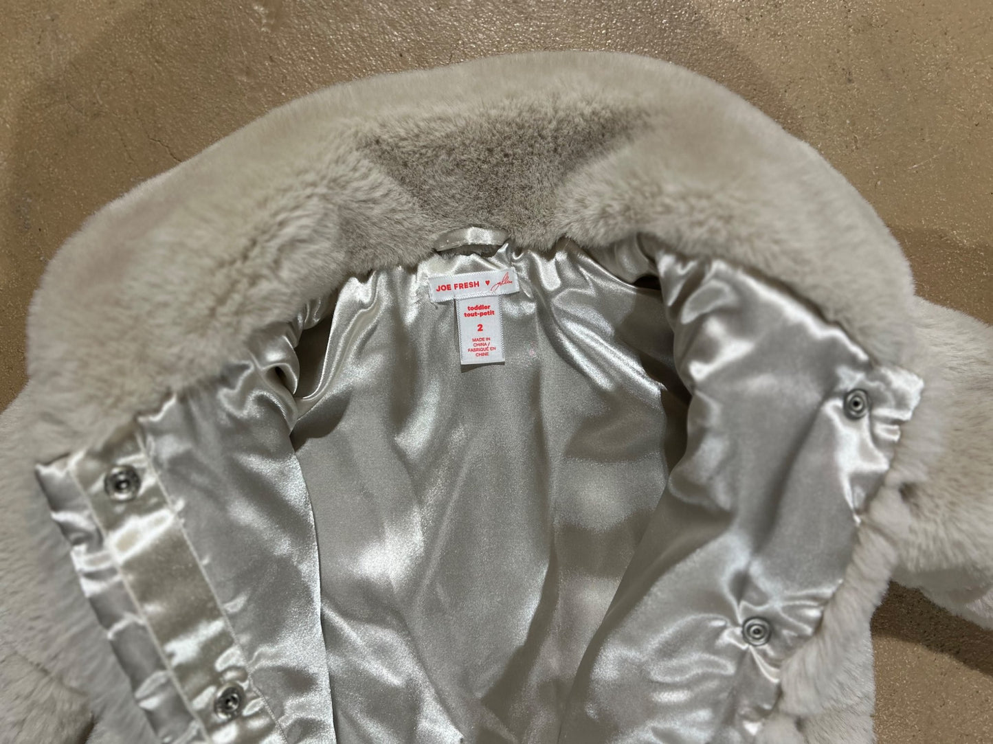 EUC Faux Fur Toddler (Size 2 Year) Jacket, Kids 2T