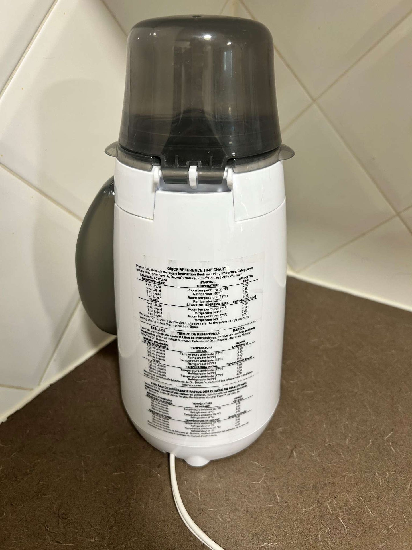 EUC Dr. Brown's Deluxe Baby Bottle Warmer; Retails $59.97