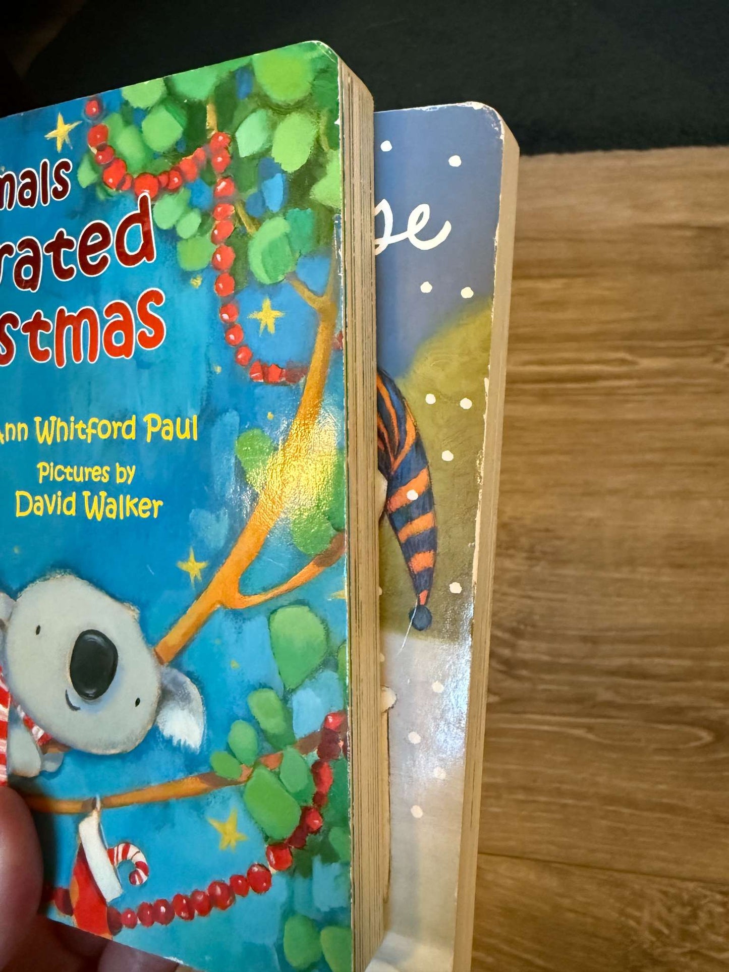 5 Christmas/Winter Board Books + 1 paperback