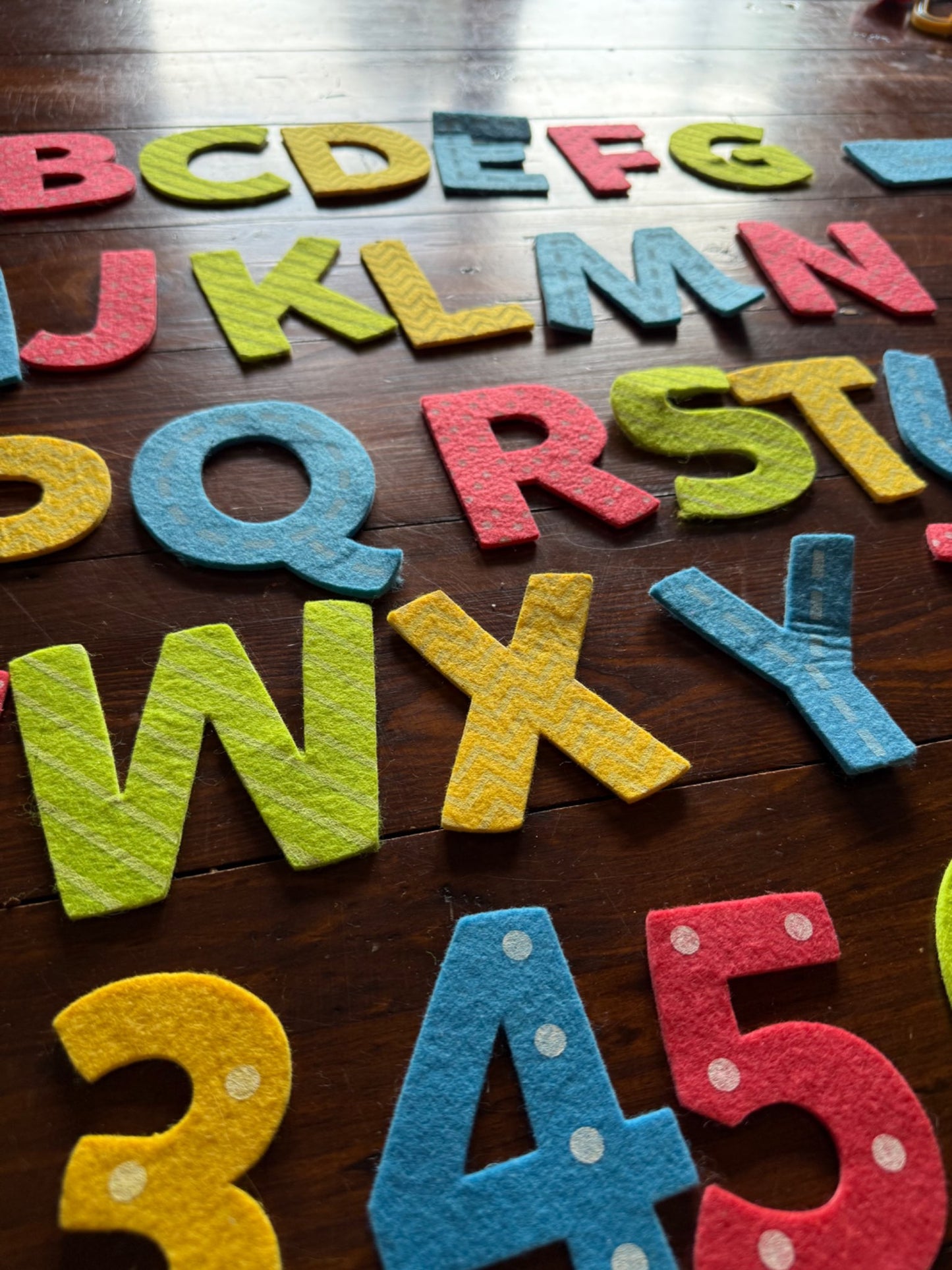 Felt Alphabet, Numbers & Shapes