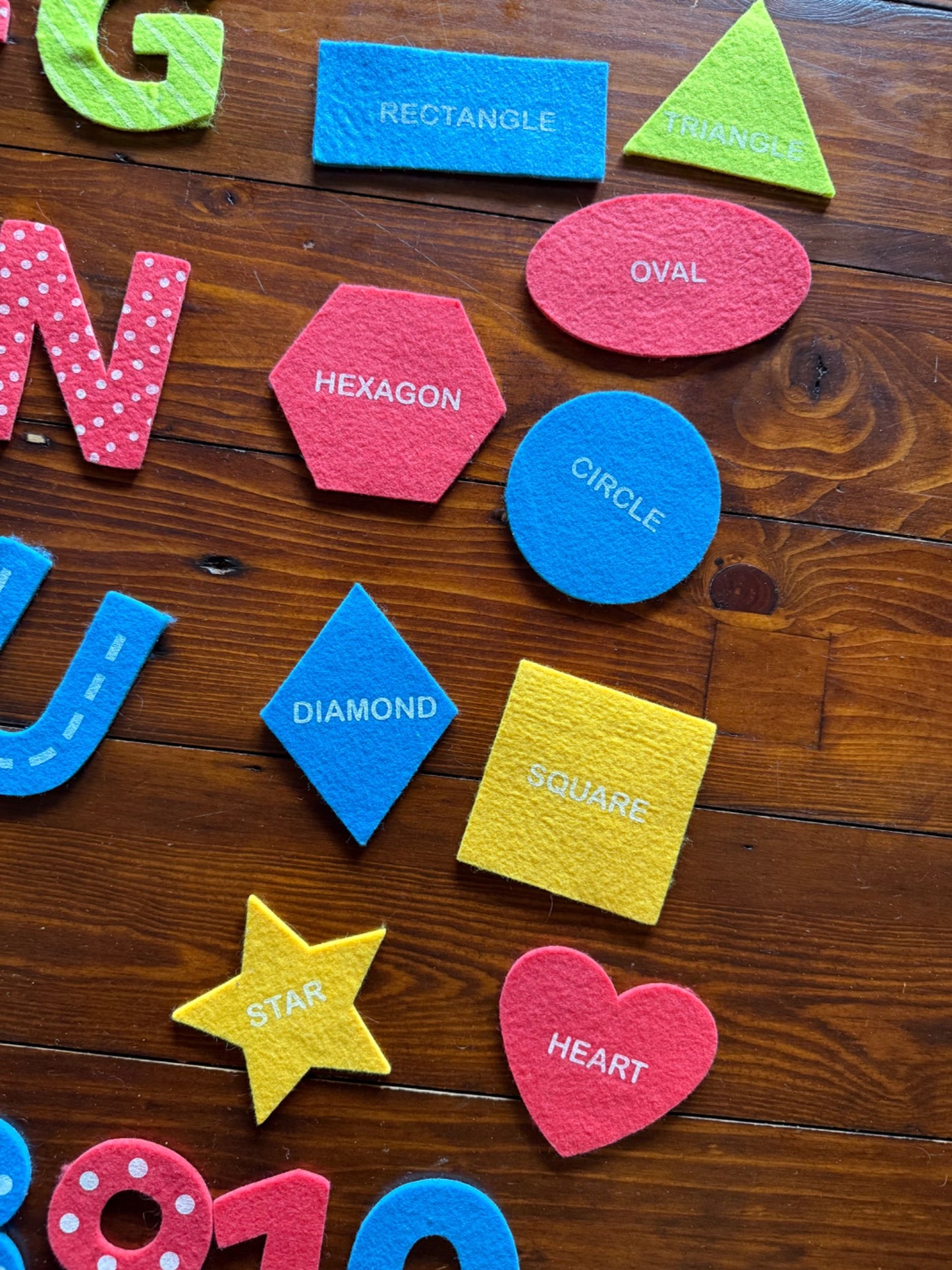 Felt Alphabet, Numbers & Shapes
