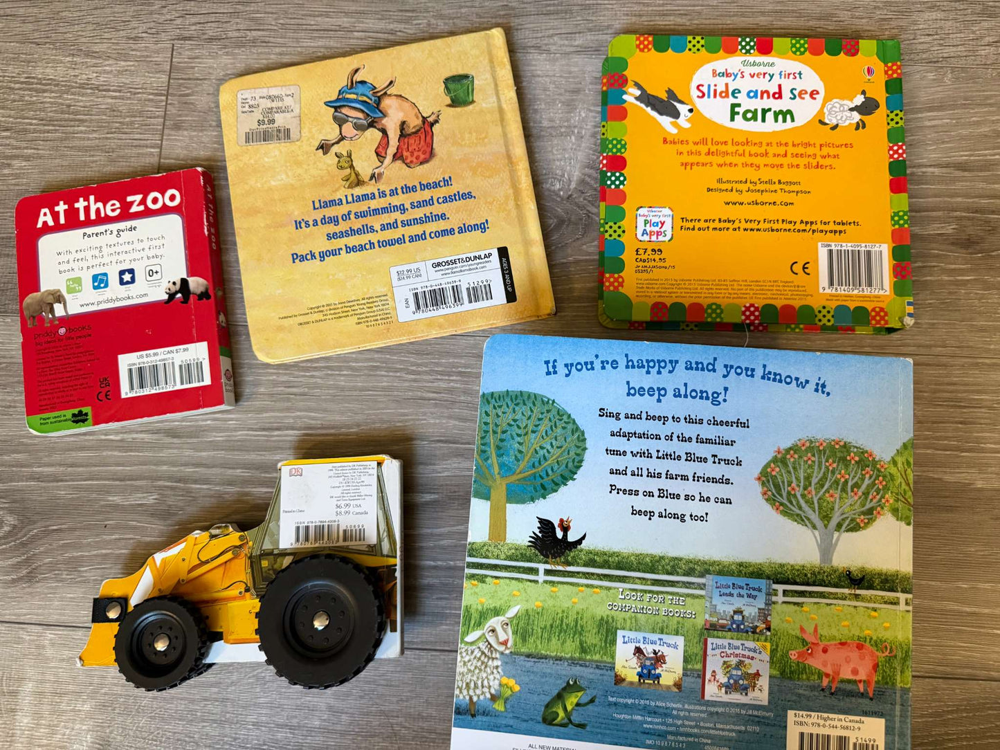 Infant/Toddler interactive books
