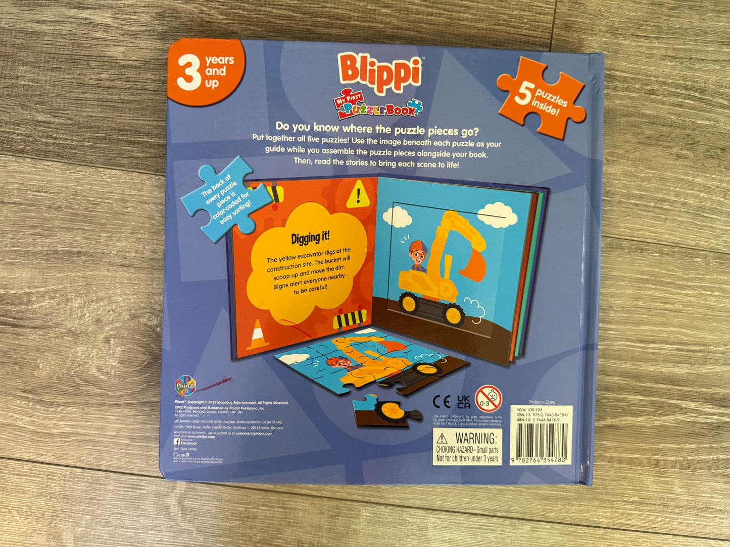 Blippi Puzzle Book