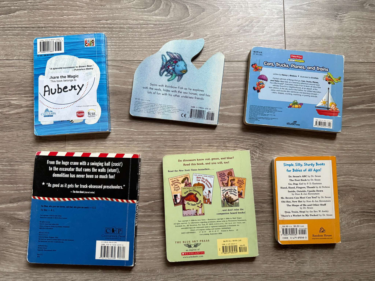 Toddler/Preschool Board Books- Little People, Dr. Seuss and more!