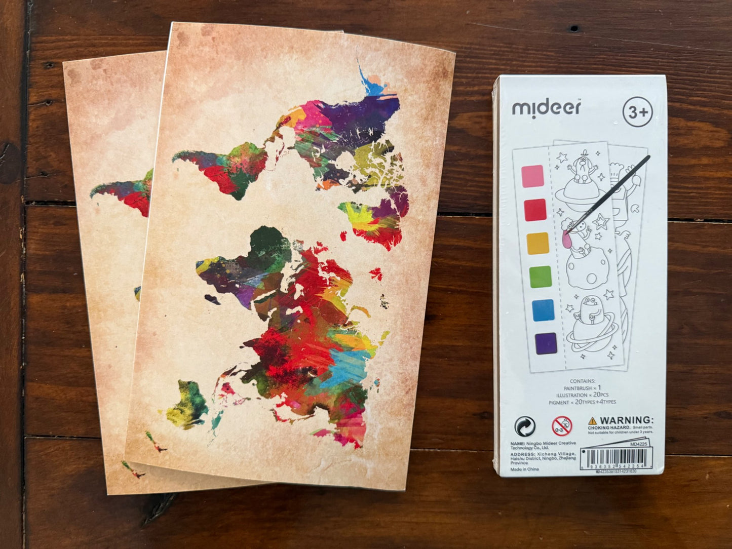 NEW Travel Journals + Watercolour Paint Activity