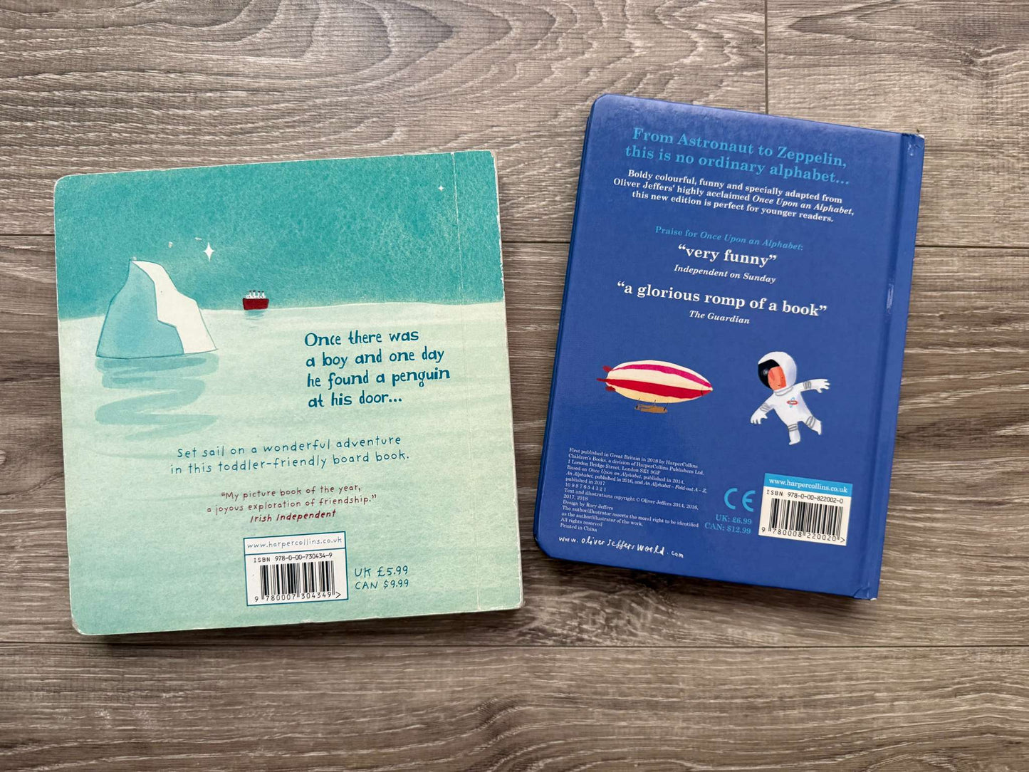 Oliver Jeffers board book duo