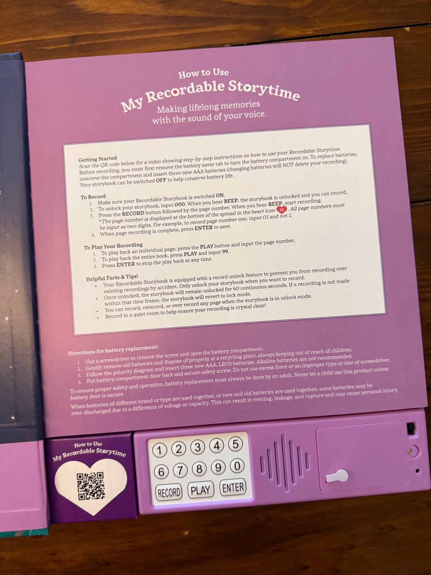 Recordable Storybook; MSRP $37.99