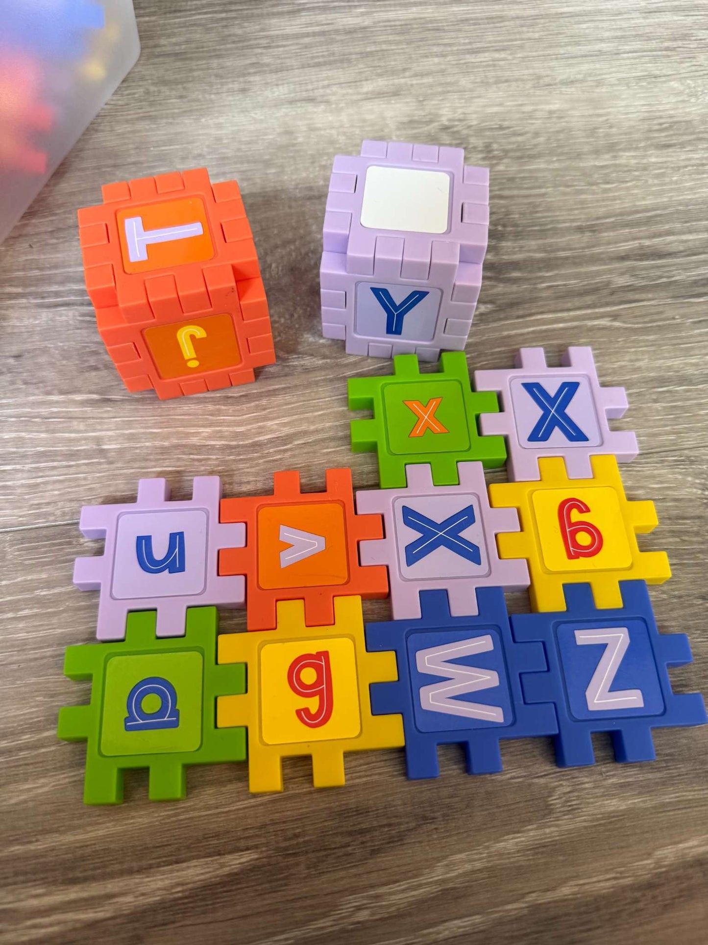 Interlocking Alphabet tiles