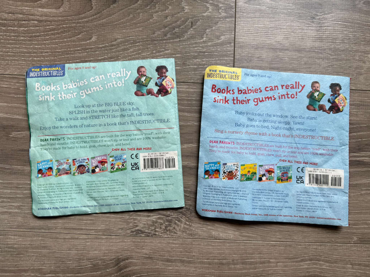 Indestructibles - chew & rip-proof books for babies!