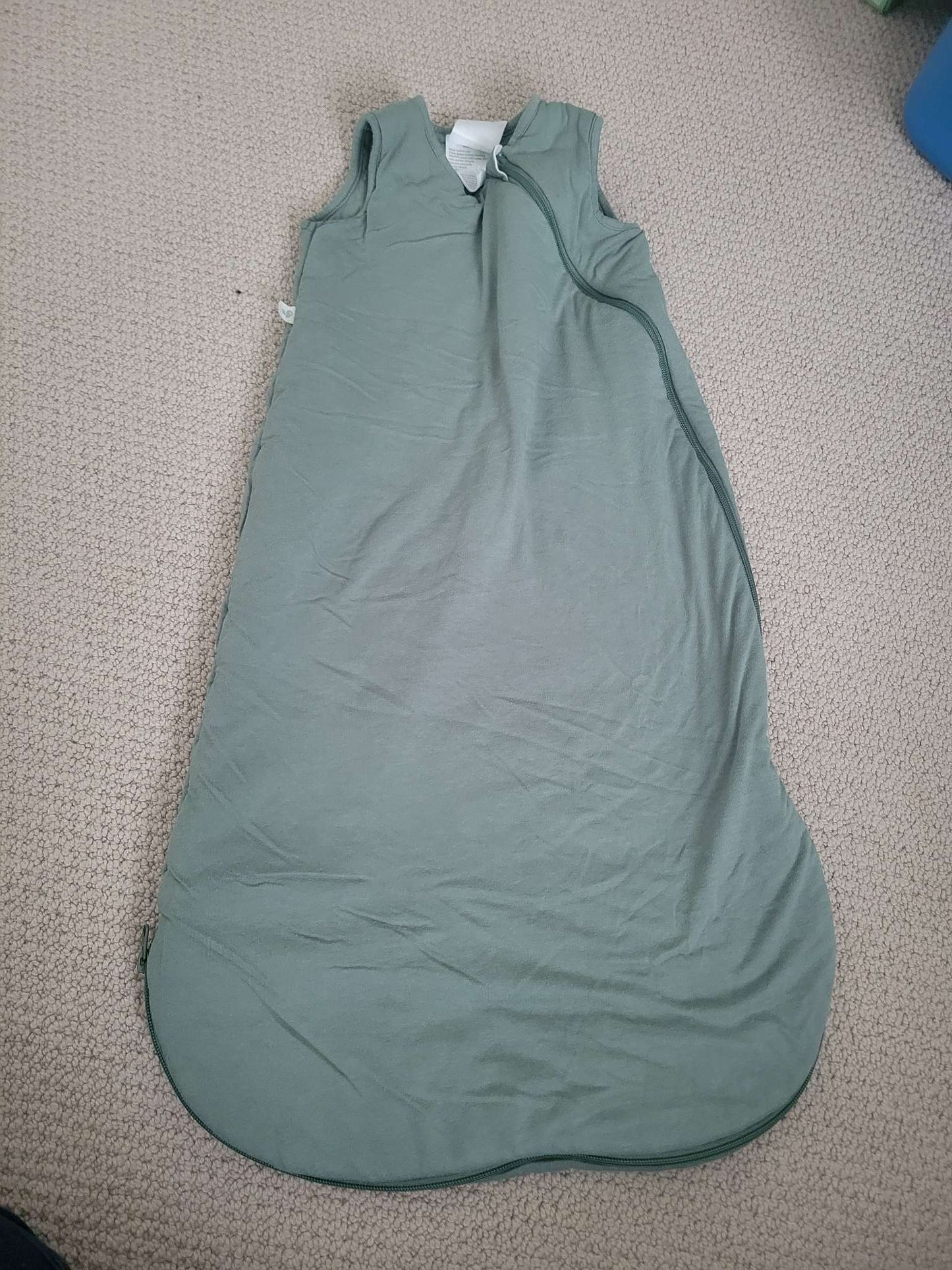 Perlimpinpin sleep sack 6-18m green, 12-18 Months (Large)