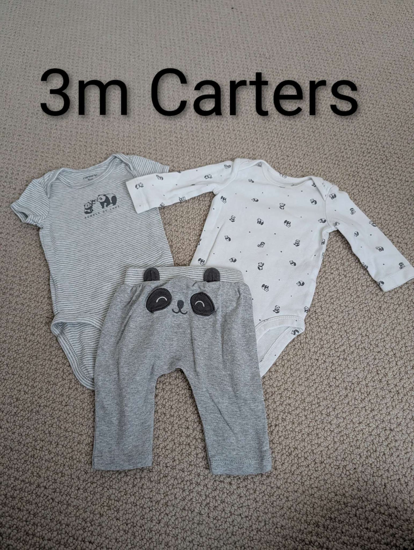 3m Panda Bundle , Kids 3 Month (0-3M)