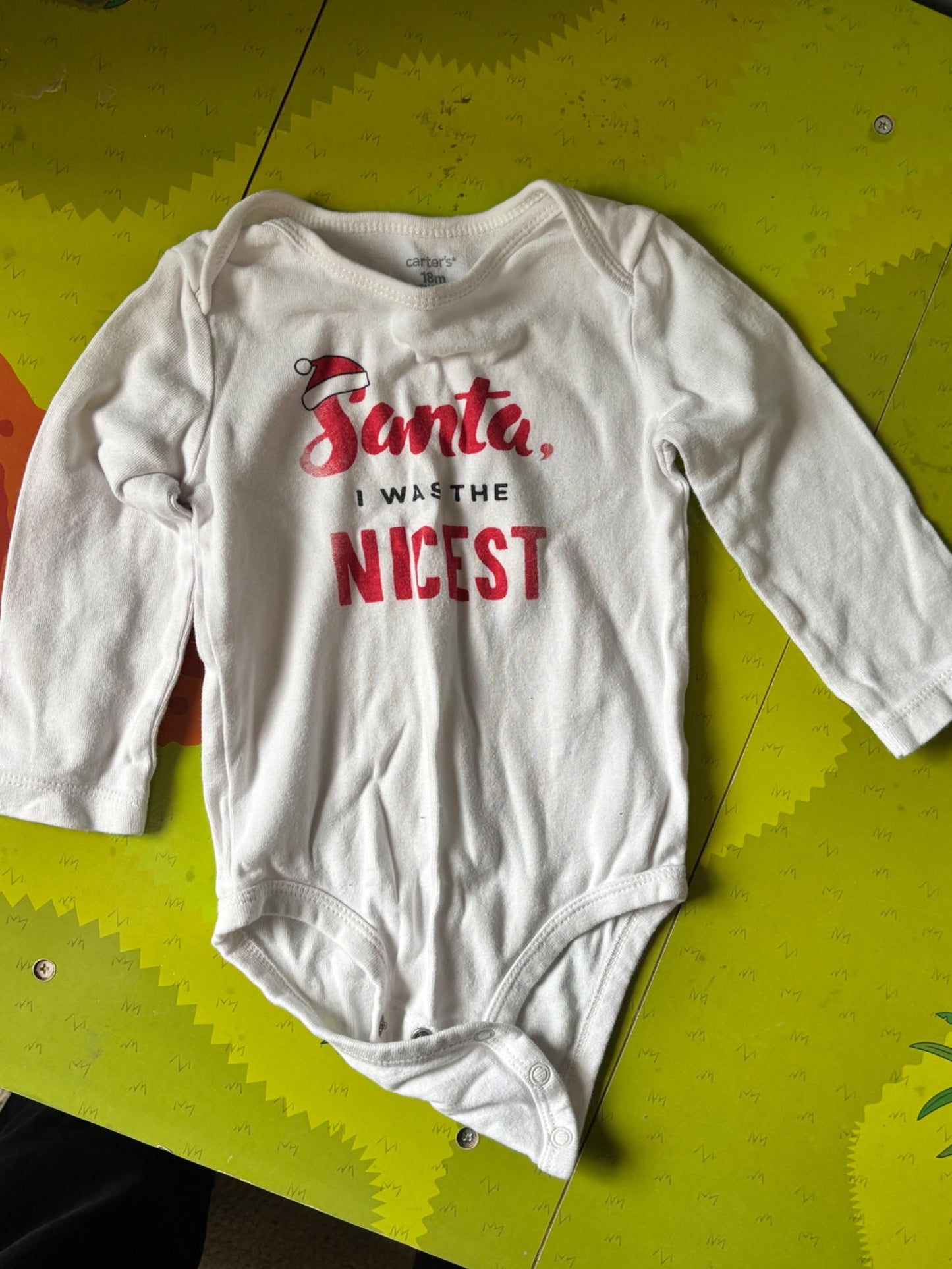 Santa nicest onesie, Kids 24 Month (18-24M)