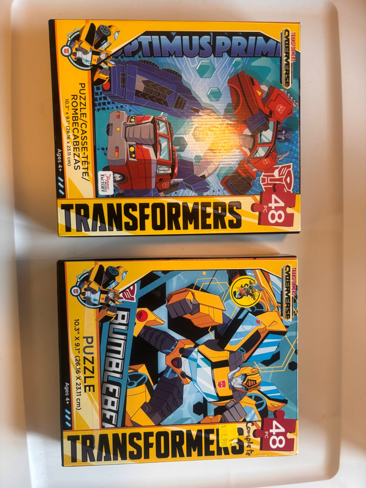 Transformers puzzle set