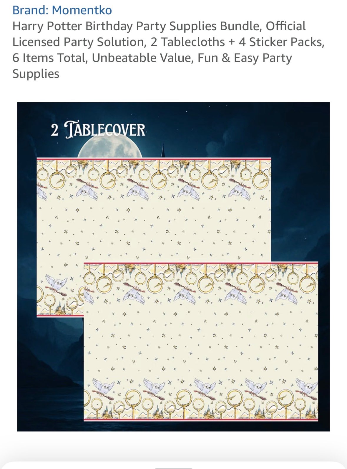 Harry Potter birthday supplies