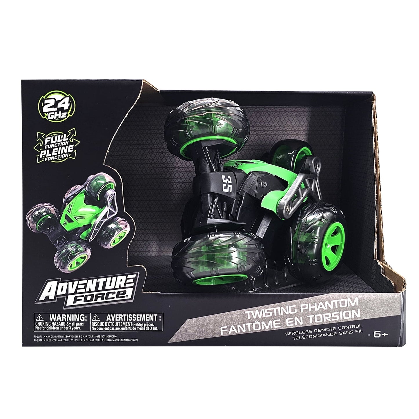 Twisting remote control car