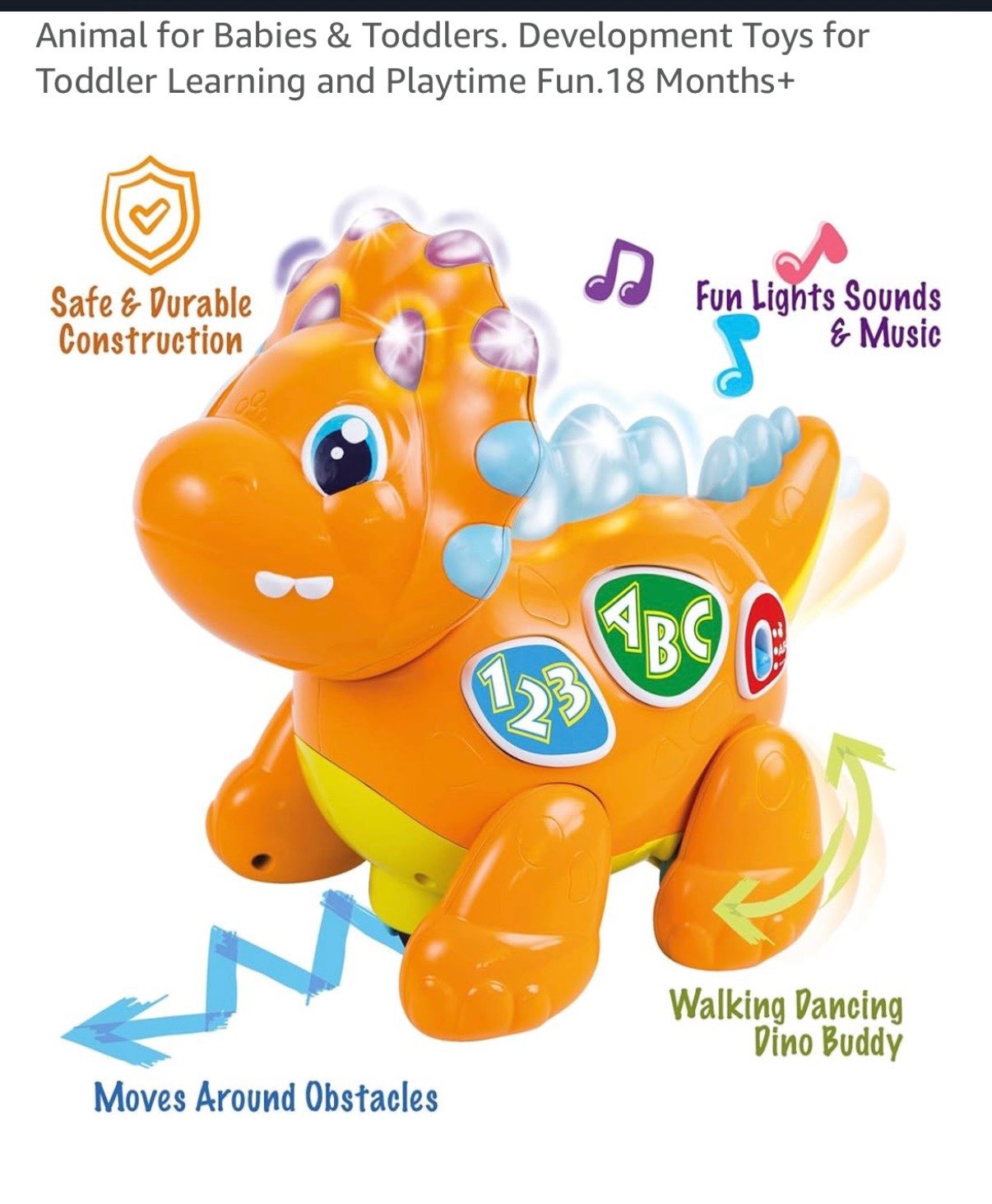 Izzy the Dinosaur: Dancing Dino Toy