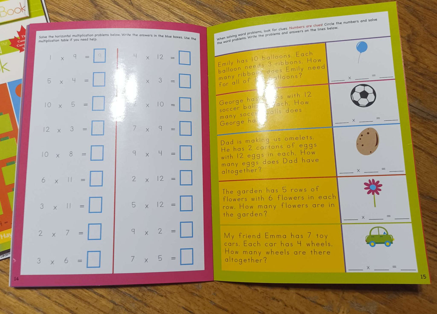 Numbers Work Books - Preschool/Kindergarten + intro multiplication