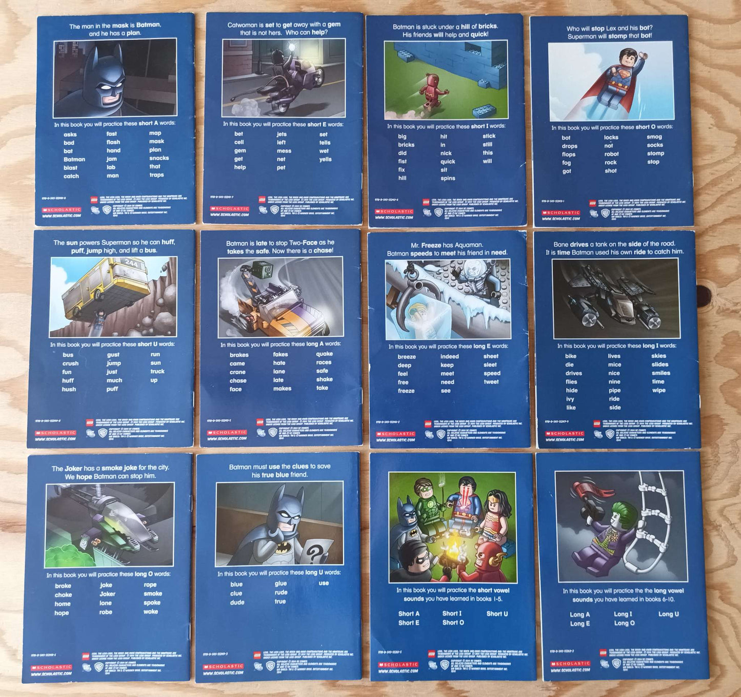 Lego DC Super Heroes - Phonics Book Series