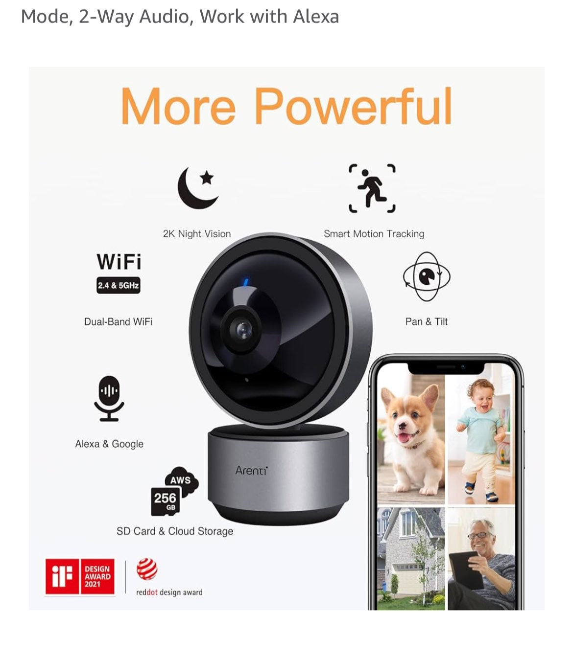Monitor camera