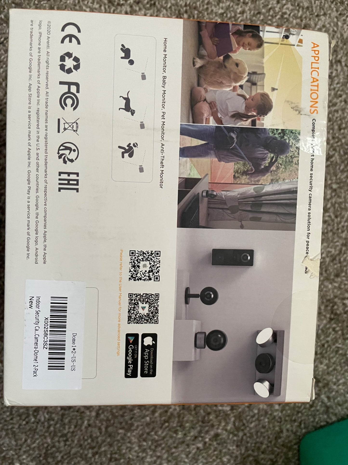 Monitor camera